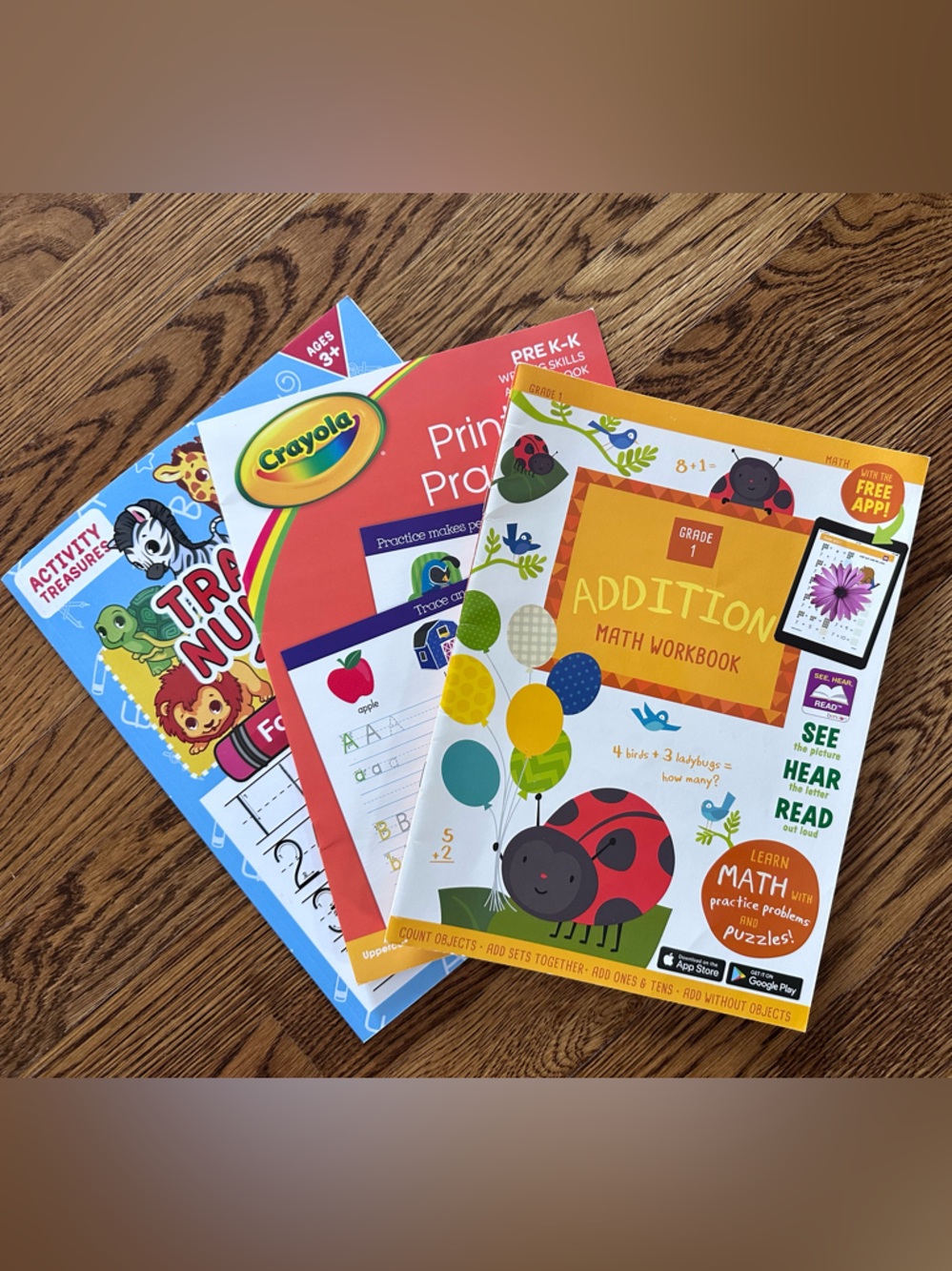 📚 NEW School Readiness Workbooks - Set of 3 - Math & Writing 📚 bulk lot